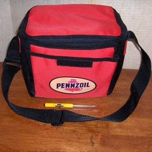 Cooler 6 pack, Pennzoil, 8"x8:x6", Shoulder Strap